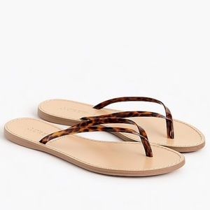 J. Crew tortoise shell sandals